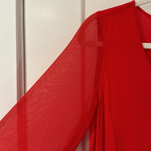 Red Express Dress Size Small - Picture 2 of 5